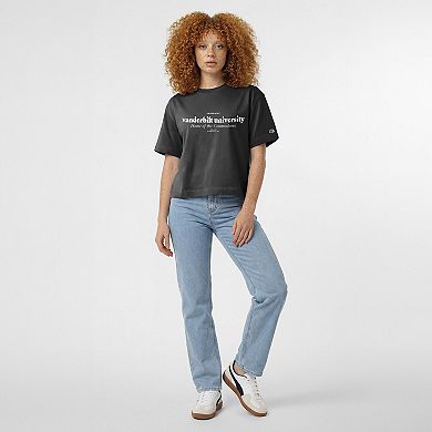 Women's Champion Black Vanderbilt Commodores Home Wordmark T-Shirt