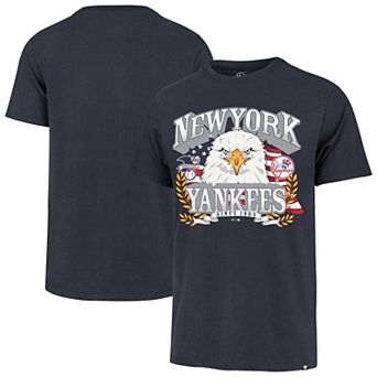Men's '47 Navy New York Yankees Americana Eagle T-Shirt