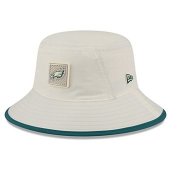 Men's New Era Cream Philadelphia Eagles 2026 NFL Training Camp Sport Bucket Hat