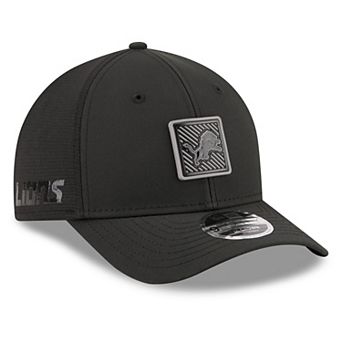 Men's New Era Black Detroit Lions 2026 NFL Training Camp 9FORTY Adjustable Hat
