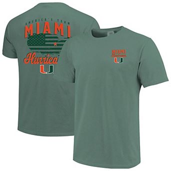 Men's Green Miami Hurricanes America's Team T-Shirt