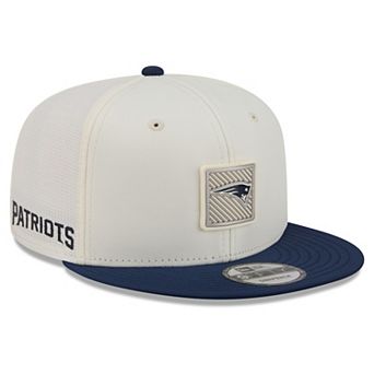 Men's New Era Cream/Navy New England Patriots 2026 NFL Training Camp 9FIFTY Snapback Hat
