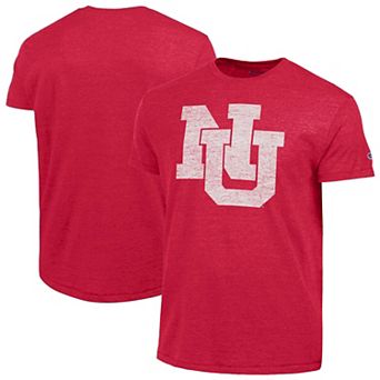 Men's Champion Scarlet Nebraska Huskers Vintage Triumph Tri-Blend T-Shirt
