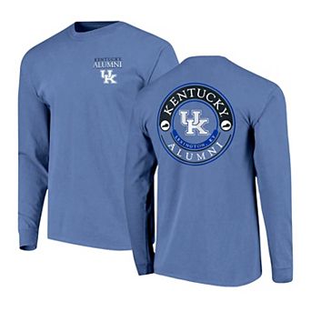 Men's Royal Kentucky Wildcats Circle Seal Alumni Long-Sleeve T-Shirt