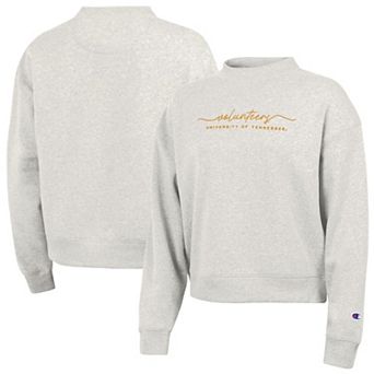 Women's Champion Heather Gray Tennessee Volunteers Triumph Mock Neck Sweatshirt