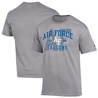 Men's Champion Heather Gray Air Force Falcons Varsity T-Shirt