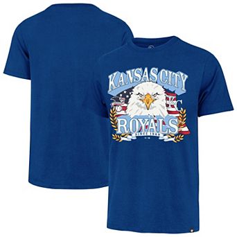 Men's '47 Royal Kansas City Royals Americana Eagle T-Shirt