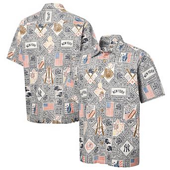 Men's Reyn Spooner Navy New York Yankees Americana Button-Up Top
