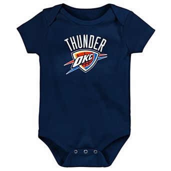 Newborn Outerstuff Navy Oklahoma City Thunder Primary Logo Creeper