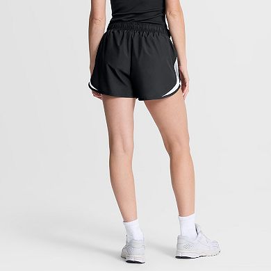 Women's Nike Black Green Bay Packers Tempo Mid-Rise Dri-FIT Shorts