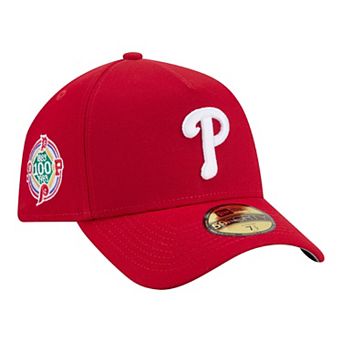 Men's New Era Red Philadelphia Phillies A-Frame 59FORTY Fitted Hat