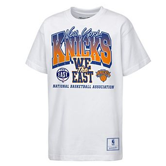 Youth Mitchell & Ness White New York Knicks Bring it Back Premium T-Shirt