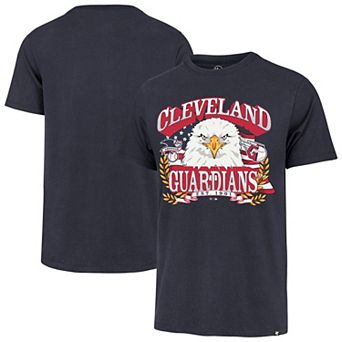 Men's '47 Navy Cleveland Guardians Americana Eagle T-Shirt