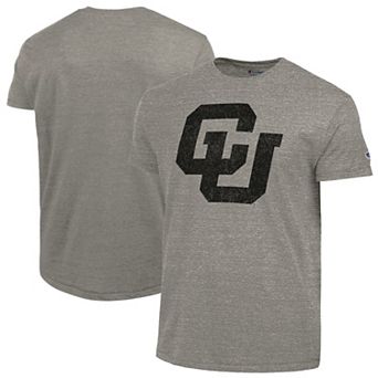 Men's Champion Charcoal Colorado Buffaloes Vintage Triumph Tri-Blend T-Shirt
