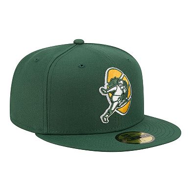 Men's New Era Green Green Bay Packers 59FIFTY Fitted Hat