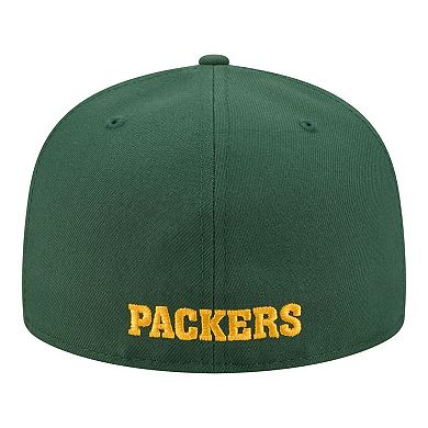 Men's New Era Green Green Bay Packers 59FIFTY Fitted Hat