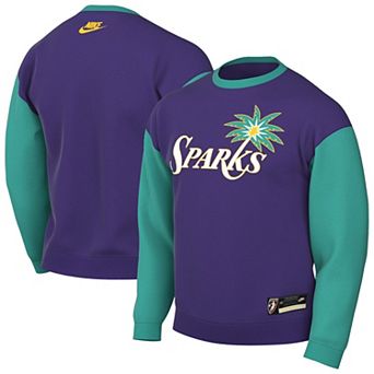 Unisex Nike Purple Los Angeles Sparks Throwback Sweatshirt - Court Origins