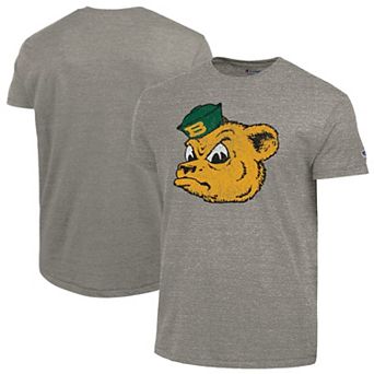 Men's Champion Charcoal Baylor Bears Vintage Triumph Tri-Blend T-Shirt