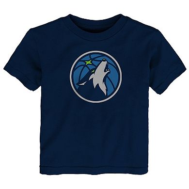 Infant Outerstuff Navy Minnesota Timberwolves Primary Logo T-Shirt