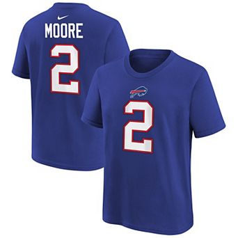 Youth Nike D.J. Moore Royal Buffalo Bills Name & Number T-Shirt