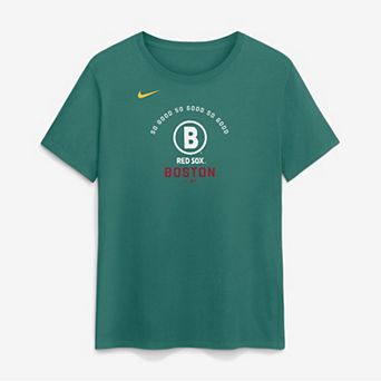 Women's Nike Green Boston Red Sox City Connect Arch T-Shirt