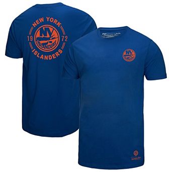 Men's Mitchell & Ness Royal New York Islanders Core Penalty Box 3.0 T-Shirt