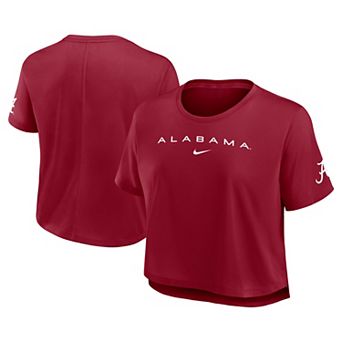 Women's Nike Crimson Alabama Crimson Tide Premium Performance Dri-FIT Cropped Top