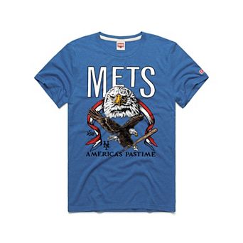 Men's Homage Royal New York Mets America's Pastime Tri-Blend T-Shirt
