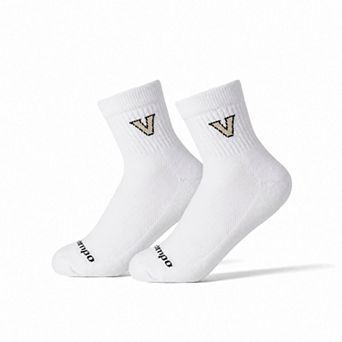 Unisex Del Campo White Vanderbilt Commodores Quarter-Length Socks