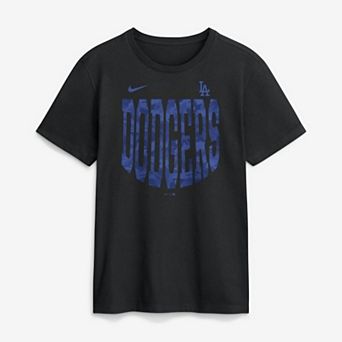 Men's Nike Black Los Angeles Dodgers Camo Velocity Victor T-Shirt