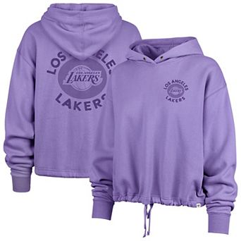 Women's '47 Purple Los Angeles Lakers Luminance Dot Venice Hoodie