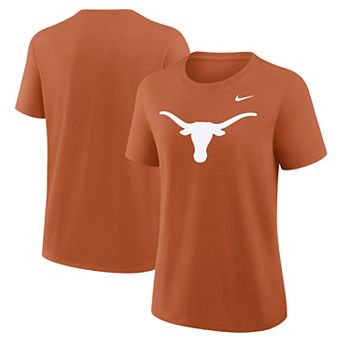 Women's Nike Texas Orange Texas Longhorns Primary Logo T-Shirt