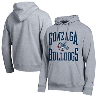 Men's Champion Heather Gray Gonzaga Bulldogs Team Hoodie