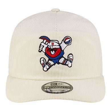 Men's New Era White Denver Nuggets 19TWENTY 80s Chrome Corduroy Adjustable Hat