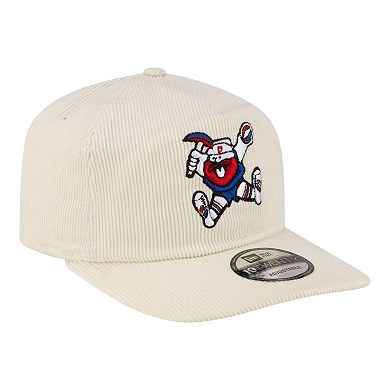 Men's New Era White Denver Nuggets 19TWENTY 80s Chrome Corduroy Adjustable Hat