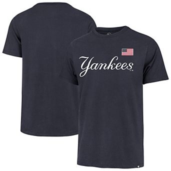 Men's '47 Navy New York Yankees Heritage U.S. Flag T-Shirt