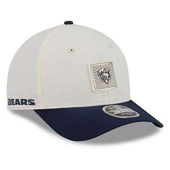Men's New Era Cream/Navy Chicago Bears 2026 NFL Training Camp 9FORTY Adjustable Hat