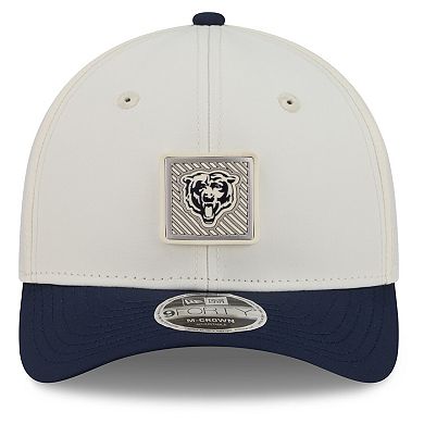 Men's New Era Cream/Navy Chicago Bears 2026 NFL Training Camp 9FORTY Adjustable Hat