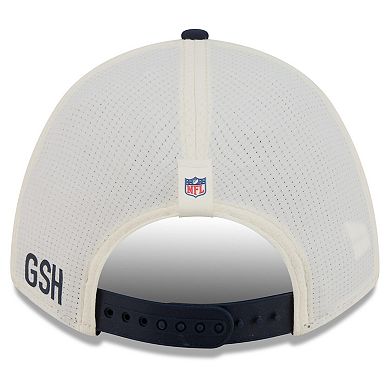 Men's New Era Cream/Navy Chicago Bears 2026 NFL Training Camp 9FORTY Adjustable Hat