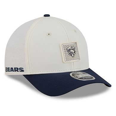 Men's New Era Cream/Navy Chicago Bears 2026 NFL Training Camp 9FORTY Adjustable Hat