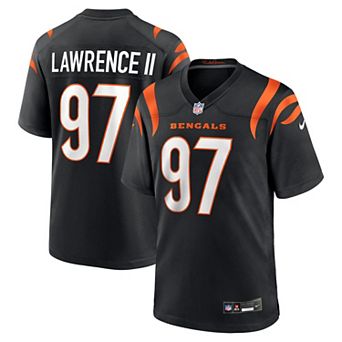 Men's Nike Dexter Lawrence II Black Cincinnati Bengals Game Jersey