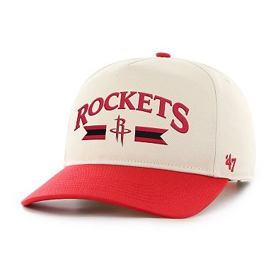 Men's '47 Natural Houston Rockets Fast Break Chase Hitch Adjustable Hat