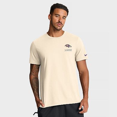 Men's Nike Natural Baltimore Ravens Freestyle Essential T-Shirt