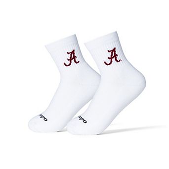 Unisex Del Campo White Alabama Crimson Tide Quarter-Length Socks