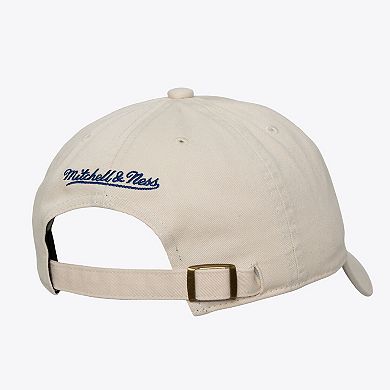 Unisex Mitchell & Ness Cream Cleveland Guardians Off-Season 1904 Strapback Adjustable Hat
