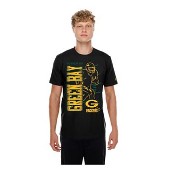 Men's New Era Black Green Bay Packers Training Camp T-Shirt