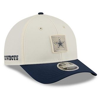 Men's New Era Cream/Navy Dallas Cowboys 2026 NFL Training Camp 9FORTY Adjustable Hat
