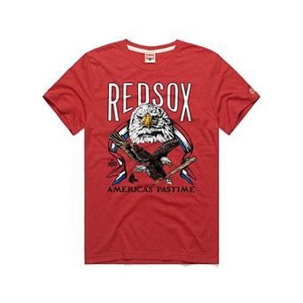 Men's Homage Red Boston Red Sox America's Pastime Tri-Blend T-Shirt