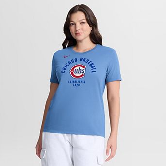 Women's Nike Light Blue Chicago Cubs Alternate T-Shirt