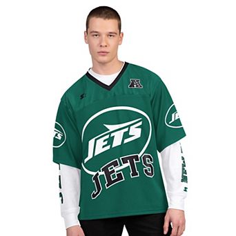 Men's Starter Green/White New York Jets Short Sleeve & Long Sleeve T-Shirt Combo Pack